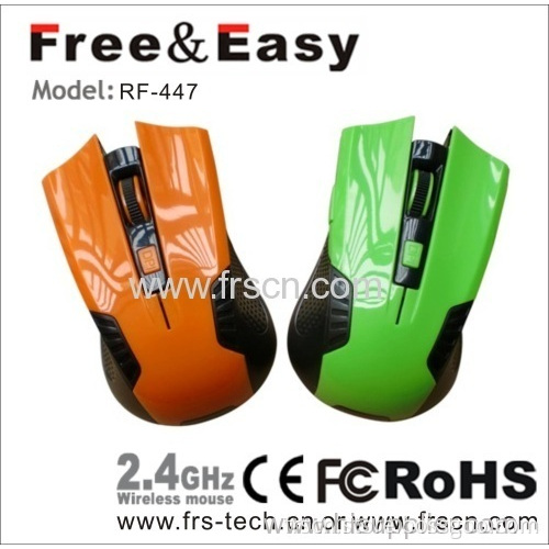 Green Shiny Oil Print Computer Dpi Wireless Mice